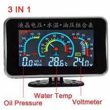 3 In1 Car LCD Digital Gauge