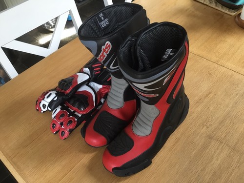 Motorcycle boots size and - size, 9