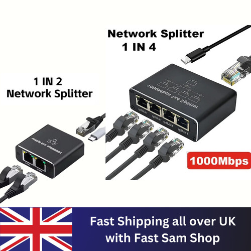 4 ethernet splitter - 1,