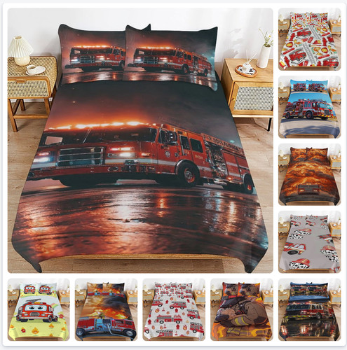 Holiday gift fire engine truck - holiday,