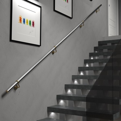 Stainless steel indoor - steel, stair