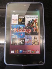 Clear TPU Silicone Rubber Case Skin for ASUS Google Nexus 7 Android Tablet