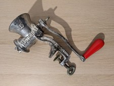 Vintage 1950s Spong National 25 Made in England Clamp Meat Grinder 9"