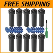 Adjustable 40-360 Degree Rotor Sprinkler - 10 Pack