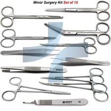 Student Minor Surgery Dissection Kit Surgical Instruments Forceps Scissors