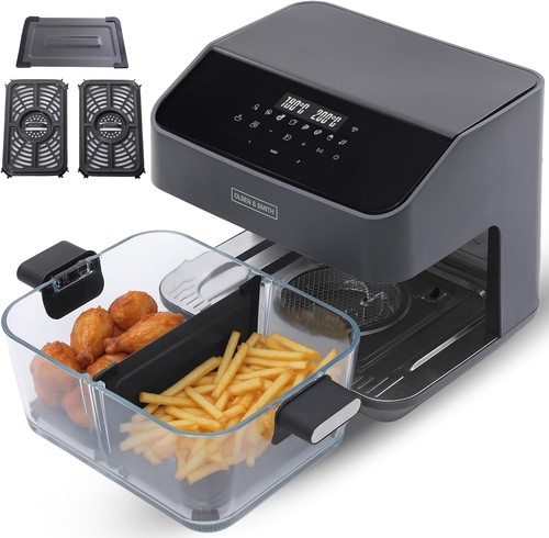 Smart air fryer 2200w dual - smart,