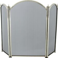Brass Plated Fire Screen Brass