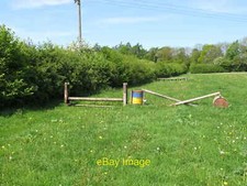 Photo 6x4 Equestrian cross country course There are jumps in several adjo c2011