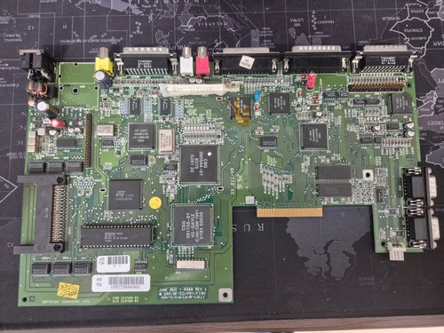 Amiga 600 recapped - amiga, motherboard