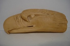 Artek Replica Whale Tooth Carved Into Eagle's Head Nantucket Whaling Museum