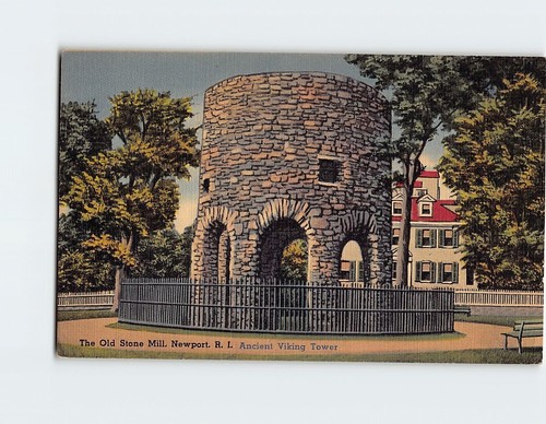 Postcard the old - the, stone