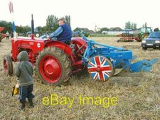 Photo 6x4 Patriotic ploughman At Swale Ploughing Match Grove End Farm Tun c2006