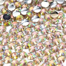 2 - 6mm Crystal Flat Back AB