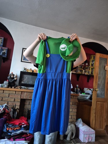 Ladies luigi dress - ladies,