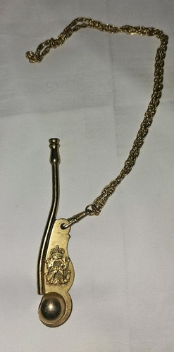 Vintage brass ship - brass,