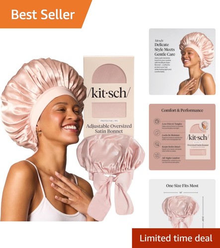 Satin hair bonnet - satin,