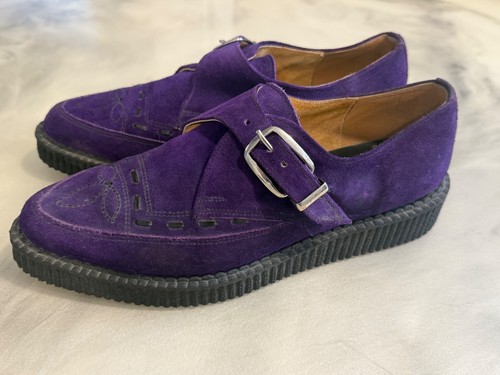 Vintage purple suede creepers - purple,