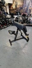 Technogym Preacher Curl / Bicep Curl Bench Commercial Gym Equipment