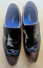 OLIVER SWEENEY "Bacton" Dark Brown Slip On Shoes Size 8