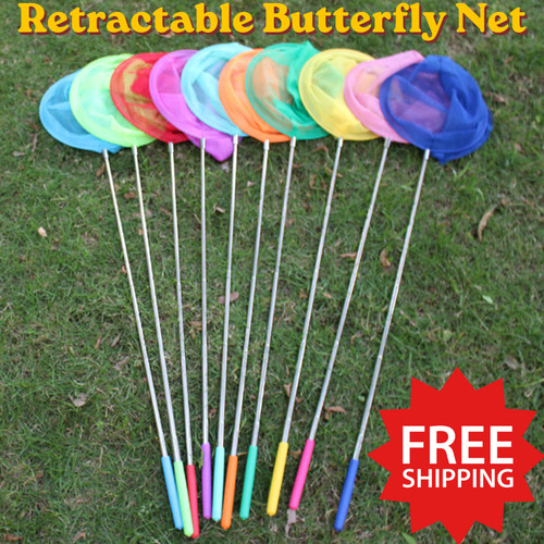 Retractable butterfly net kids - butterfly,