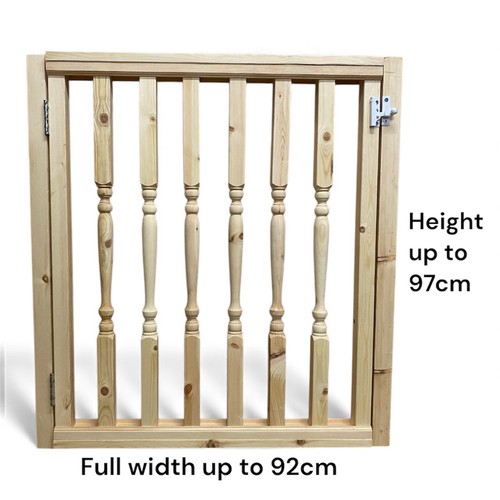 Wooden stair gate - gate, custom