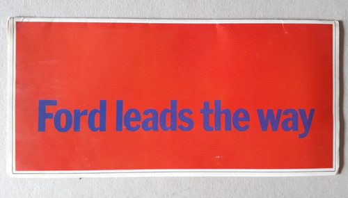 Ford range brochure 1970 - brochure,