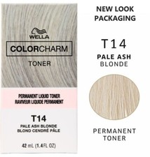 WELLA T14TONER - PERMANENT LIQUID HAIR TONER - PALE ASH BLONDE - FREE POSTAGE