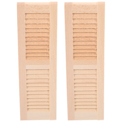 2pcs miniature shutters tiny - 2pcs,