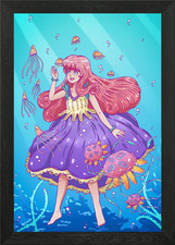 Princess Jellyfish Framed Wall