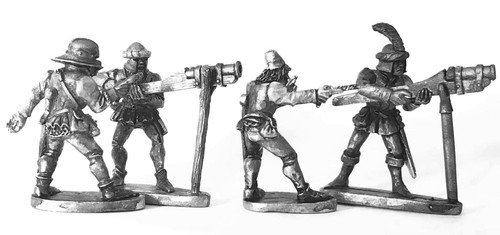 Medieval large hand cannons - large,