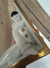 Robj Paris - Pierrot Colombine Antique Signed Porcelain Book Greenhouse