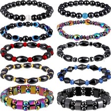 Magnetic Hematite Bracelets for Men Women Magnetic Bracelet Weight Loss Bracelet