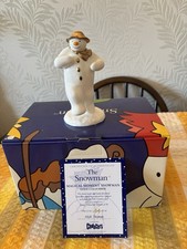 The Snowman Coalport Characters MAGICAL MOMENT Gold Colourway Boxed & Cert
