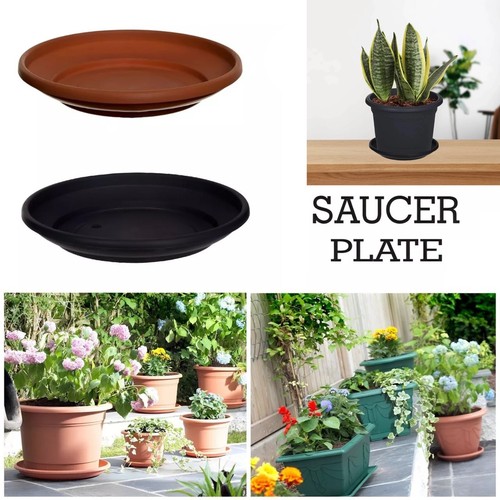 Plastic saucer base round - plastic,