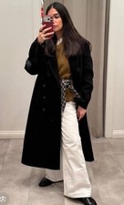 Zara Long Double Breasted Wool