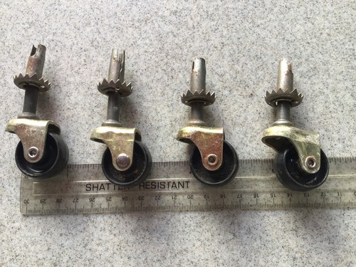 Vintage set four castors - vintage, of