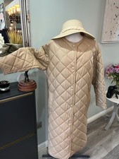 Zara  Tan Colour Quilted Coat