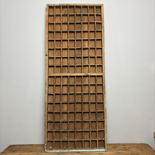 Vintage wooden printers - wooden, tray