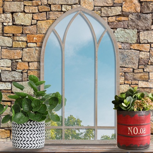 Vintage arch garden window - arch,