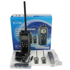 New IC-M25 5W Portable Marine@Radio VHF Handheld LCD Lightweight Waterproof