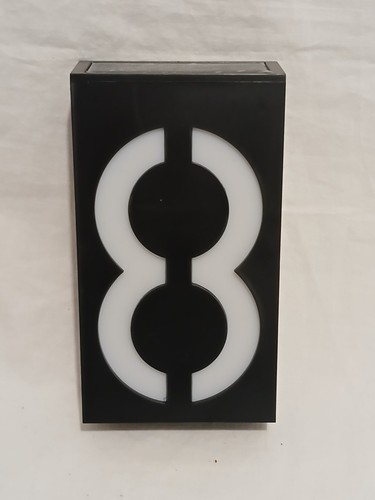 House address sign led - "8",