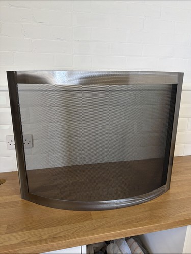 Nickel curved metal fire - nickel, guard