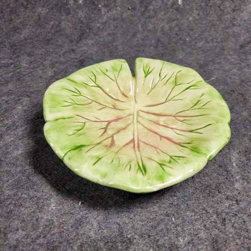 Ceramic cabbage leaf dish - ceramic,