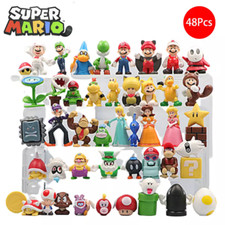 48pcs Super Mario Bros PVC