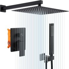 Black Concealed Bathroom Mixer