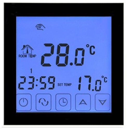Touch screen thermostat 16amp - screen,