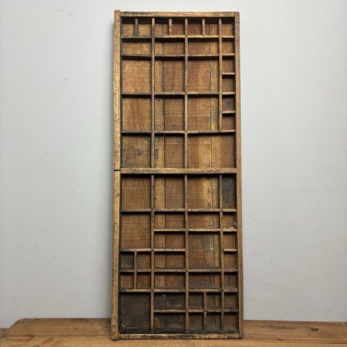 Vintage wooden printers tray - vintage,