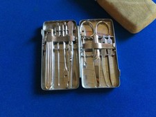 Brady & MartIn Steel 8 Piece Cased Travel Medical Kit Surgical Instruments