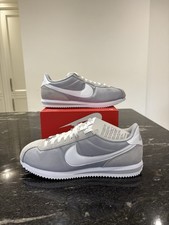 Nike Cortez TXT Flat Silver / White, Men’s UK 10, Brand New!