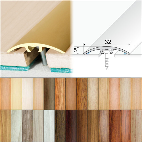 Aluminium wood effect - 2.7m,